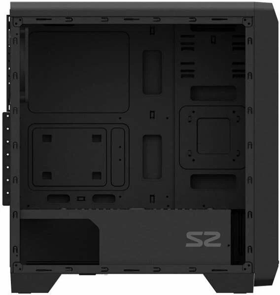 картинка Корпус без БП Zalman S2 ATX Black (S2 Black) от магазина КомпьютерЦентр