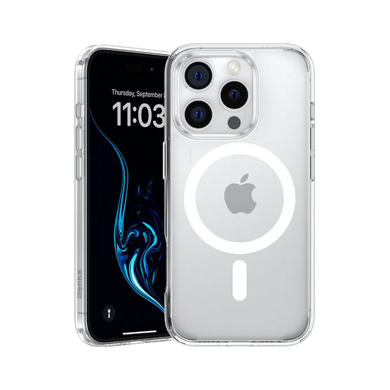 картинка Чехол силиконовый Benks Lucent Pro Case (MagSafe) для iPhone 16 Pro Max 6.9'' Transparent (C.K.JC.AP.TM.A066) от магазина КомпьютерЦентр