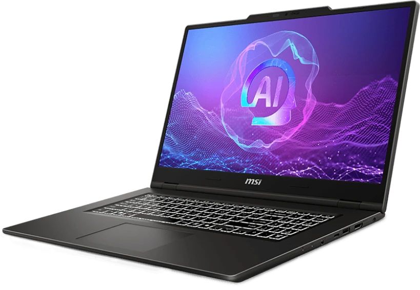 картинка Ноутбук MSI Venture 17 AI A2HMG-014XRU 17.3'' IPS 144 Гц (1920x1080) /  Core Ultra 5 225H/  16Gb/  512 GB SSD/ Intel Arc/  WiFi AX/  BT 5.3/  Dos от магазина КомпьютерЦентр