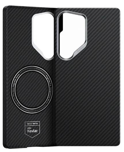 картинка Чехол Benks ArmorAir Case built with Kevlar 600D для Samsung Galaxy S25 Ultra, (Black) (C.K.FF.SA.BK.0045) от магазина КомпьютерЦентр