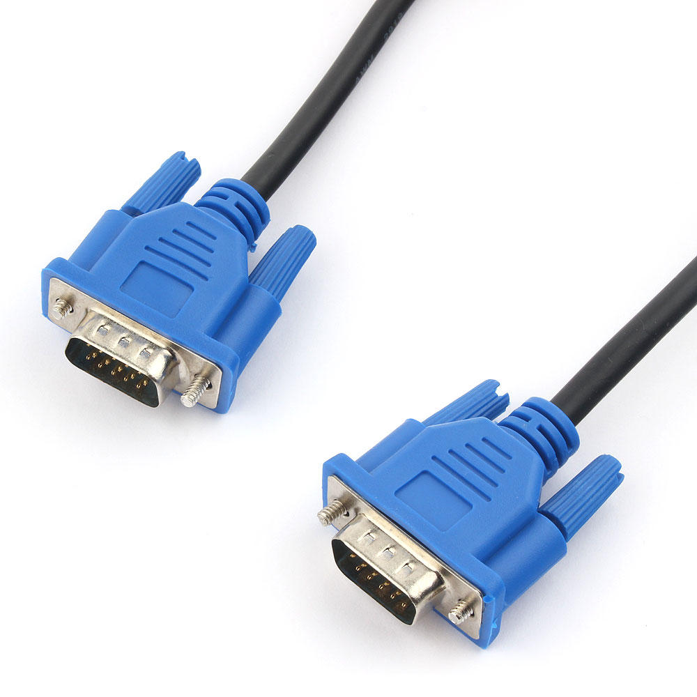картинка Кабель SVGA-15M/ M-3M, (CC-PVGA-10) Gembird Pro, 2 феррит. фильтра E-VGA-1S-S-3.05м от магазина КомпьютерЦентр