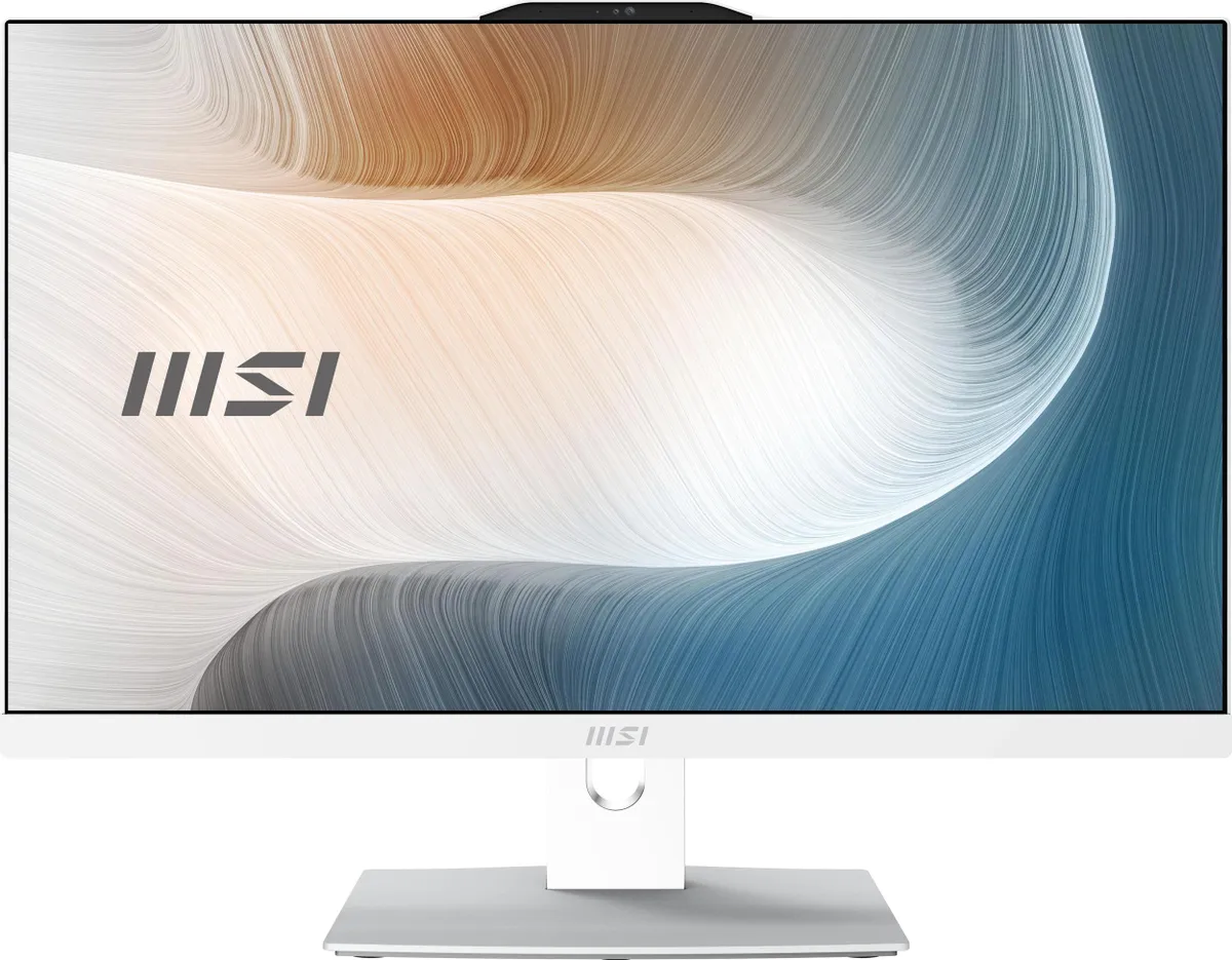 картинка Моноблок MSI Modern AM242TP 1M-1019XRU, 23.8'' FHD, Intel Core i5 120U, 16ГБ, 512ГБ SSD, noOS, kb, m, White от магазина КомпьютерЦентр