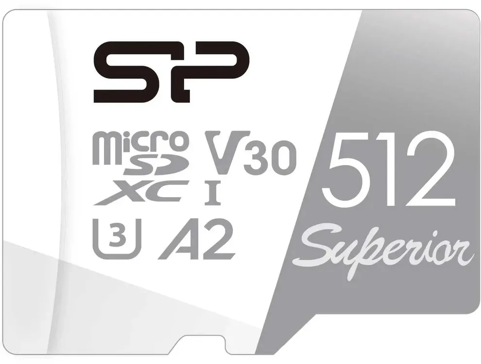 картинка Карта памяти 512Gb microSDXC Silicon Power Superior A2 w/ o adapter (SP512GBSTXDA2V20) от магазина КомпьютерЦентр