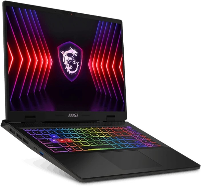 картинка Ноутбук MSI Sword 16 HX (B13VGKG-855XRU) 16'' (1920х1200) IPS 165Hz/  Core i7-13700HX (16/ 24)/  16ГБ DDR5/  1ТБ/  RTX4070 8Gb GDDR6/  DOS/  65Wh/  Black от магазина КомпьютерЦентр