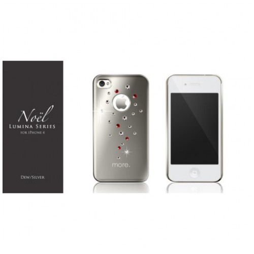 картинка Чехол More Noel Collection Lumina Series Dew Silver for iPhone 4 (AP13-032SIL) от магазина КомпьютерЦентр