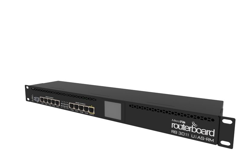 картинка Маршрутизатор Mikrotik RB3011UiAS-RM WAN/ LAN 10x1000 Мбит/ с, SFP 1x1000 Мбит/ с, 1 x USB 3.0, 3G, 4G/ LTE, IPv6 от магазина КомпьютерЦентр