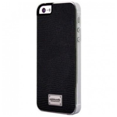 картинка Чехол Patchworks Classique snap-on case Leather Lizard Black for iPhone 5/ 5s (7428) от магазина КомпьютерЦентр