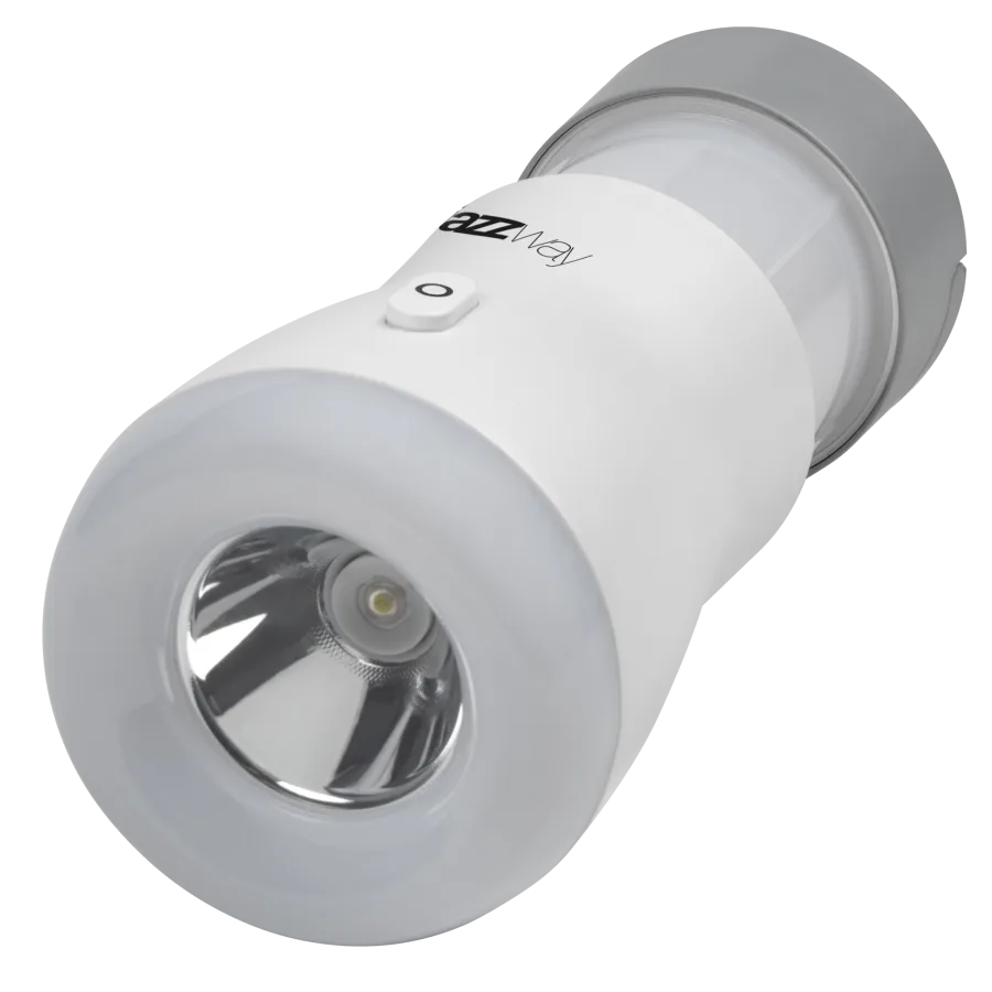 картинка Фонарь светодиодный кемпинговый аккумуляторный Accu5-L1W/ L10/ L14-wh Li-ion 18650 1200мА.ч 3 источника света IP20 JazzWay 5048850 от магазина КомпьютерЦентр