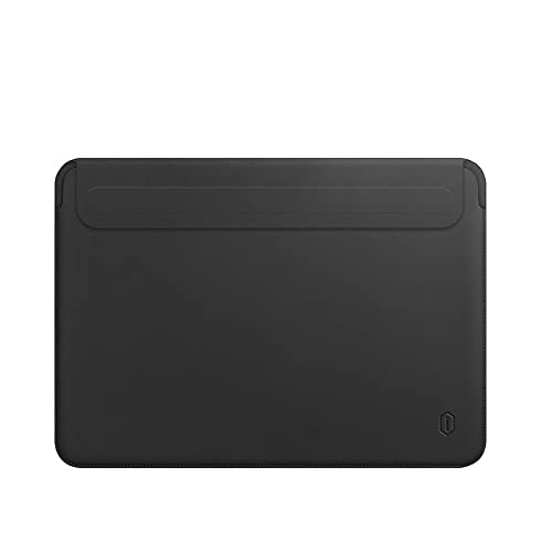 картинка Чехол для ноутбука MacBook Pro 13 WIWU Leather Skin Pro 2 Sleeve Black от магазина КомпьютерЦентр