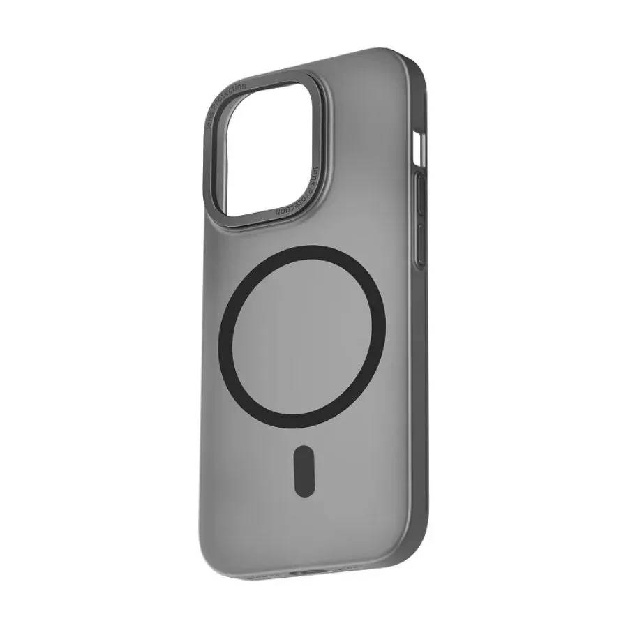 картинка Чехол WiWU Ultra Thin Frosted Case MMC-103 для iPhone 14 Pro Max 6.7 inch Transparent Black от магазина КомпьютерЦентр