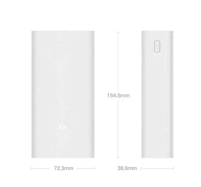 картинка Внешний аккумулятор Xiaomi Mi Power bank 3 30000 mAh White PB3018ZM (VXN4307CN) от магазина КомпьютерЦентр