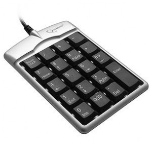 картинка Цифровая USB клавиатура Gembird KPD-1X 19 клавиш (KPD-1X) от магазина КомпьютерЦентр