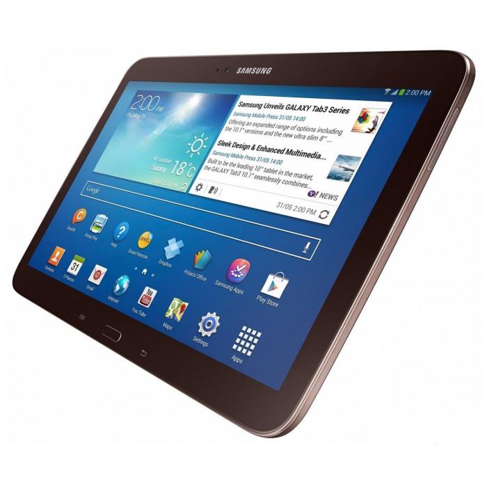 картинка Планшетный ПК Samsung Galaxy Tab 3 P5210 10.1″ Gold Brown (GT-P5210GNASEK) от магазина КомпьютерЦентр