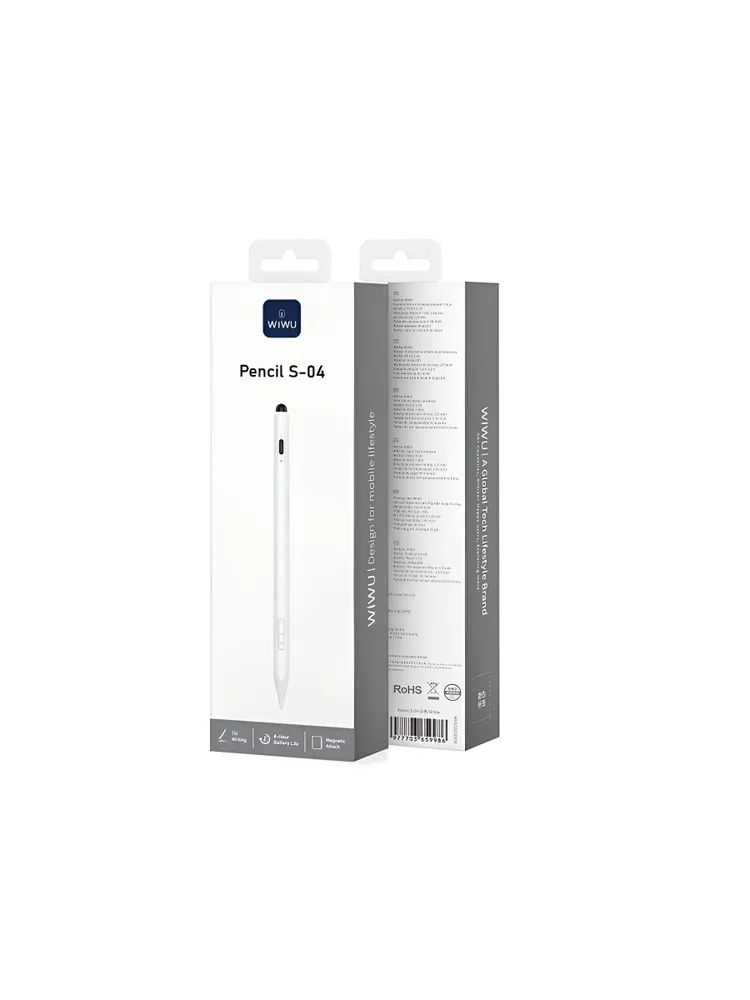 картинка Stylus Wiwu Pencil S-04 White от магазина КомпьютерЦентр