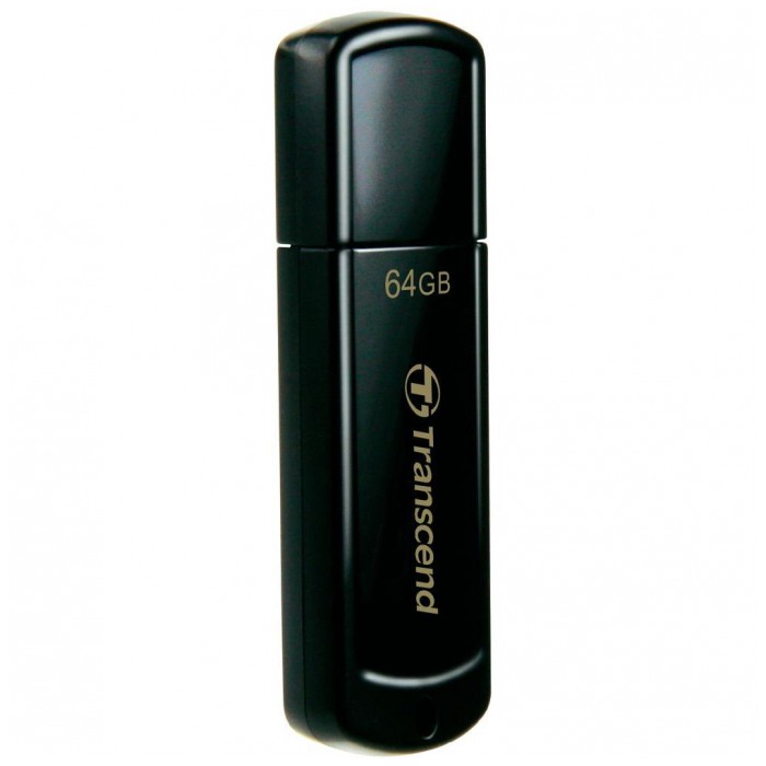 картинка Флешка USB Transcend 64Gb JetFlash 350 Black (TS64GJF350) от магазина КомпьютерЦентр