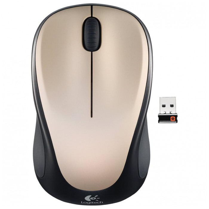 картинка Мышка Logitech M235 Wireless Champagne (910-002422) от магазина КомпьютерЦентр
