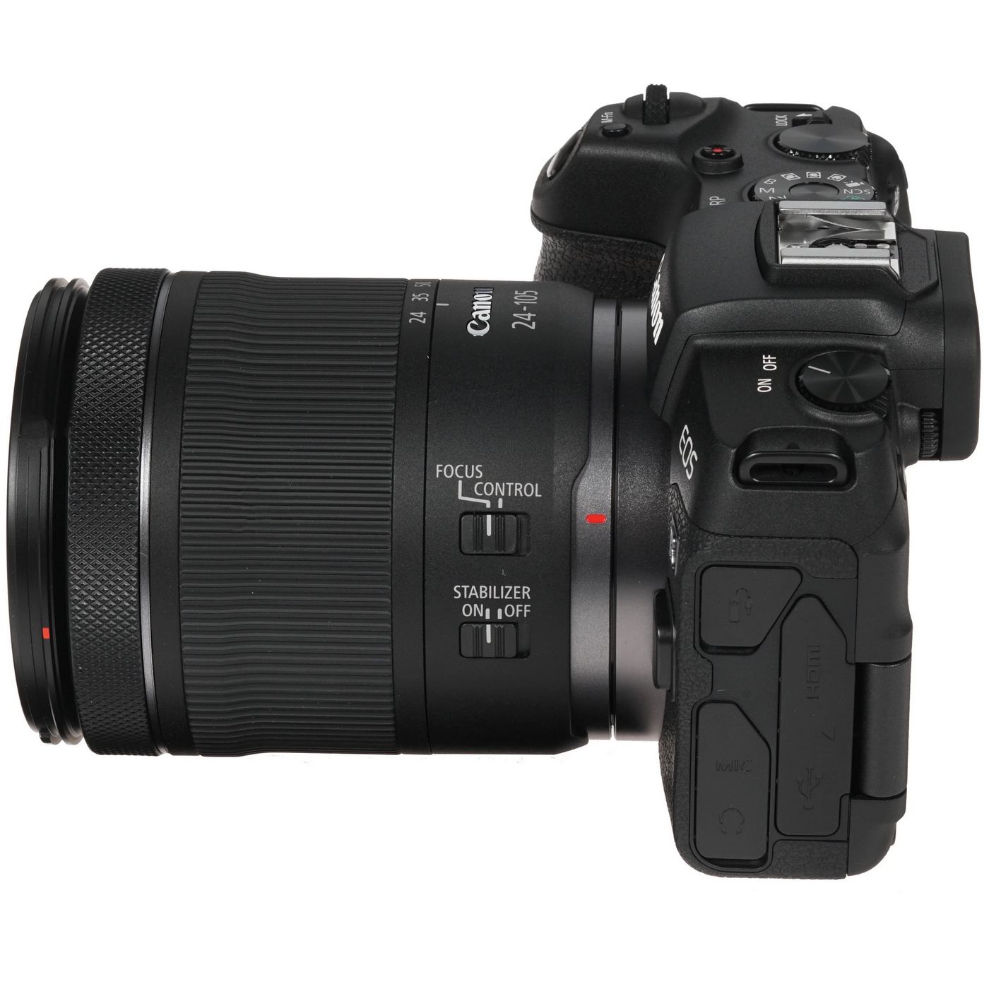 картинка Беззеркальный фотоаппарат Canon EOS RP Kit RF 24-105mm f/4-7.1 IS STM черный от магазина КомпьютерЦентр
