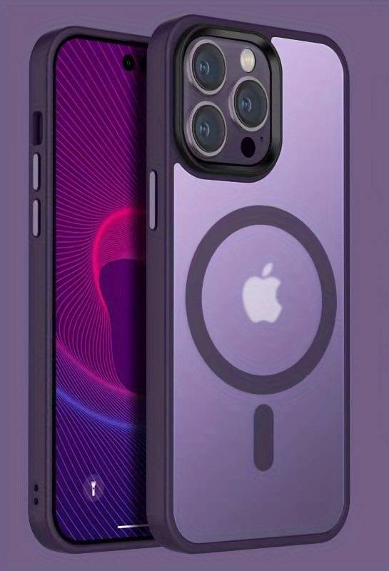 картинка Чехол Fashion Case for iPhone 15 Pro Matte Case MagSafe Ultraviolet от магазина КомпьютерЦентр