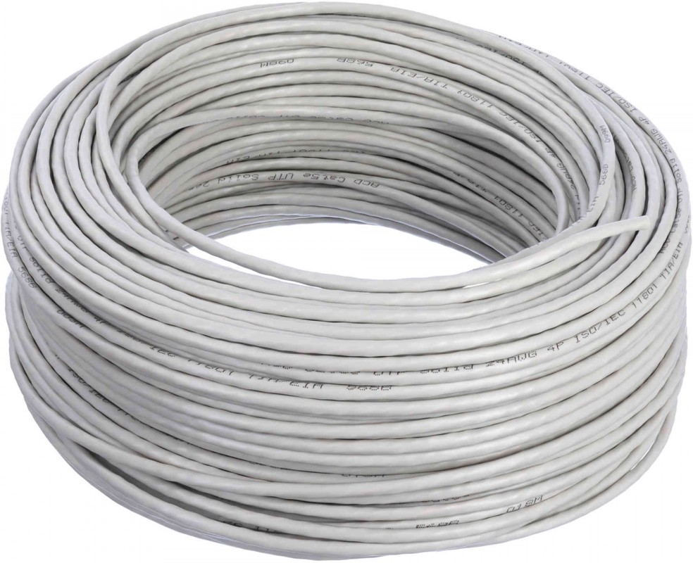 картинка Кабель ACD-LBU5E-1HA Cat5e UTP 24AWG 4Pair Solid type 0.50мм CCA(25%), PVC,100м бухта, Серый, (741951) от магазина КомпьютерЦентр