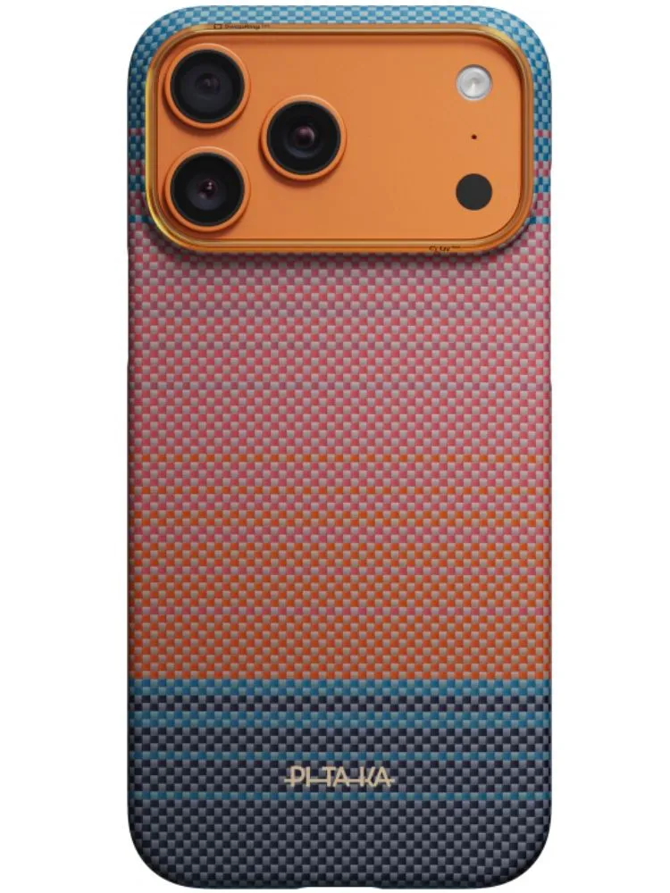 картинка Чехол PITAKA Edge Case для iPhone 17 Pro, Sunset2.0-California Dream 04 от магазина КомпьютерЦентр