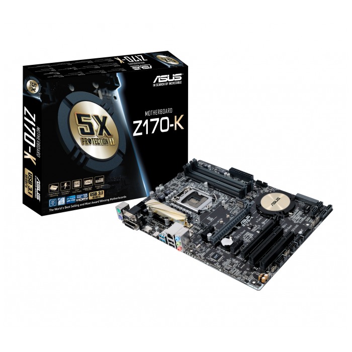 картинка Материнская плата Asus Z170-K (Z170-K) от магазина КомпьютерЦентр