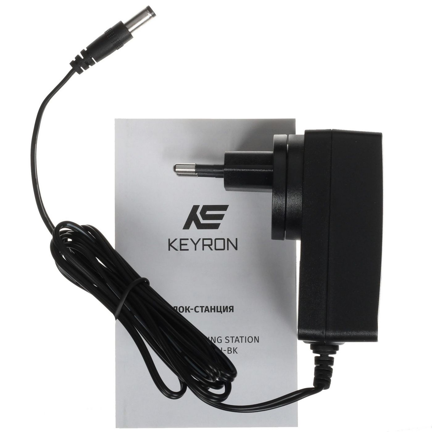 картинка Док-станция 2,5''/ 3,5'' Keyron (8828C3-C) Type-A/  Type-C, металл, черный, RGB, 2HDD+Clone от магазина КомпьютерЦентр