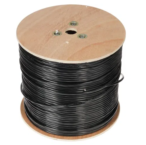 картинка Кабель UTP Ningbo 4 Paris Cat5E 305m 0.5mm solid CU molded Black outdoor Катушка Стальной трос COP-050UTPSW-OUTDOOR (1649924) от магазина КомпьютерЦентр
