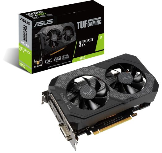 картинка Видеокарта Asus GeForce GTX 1650 TUF Gaming OC Edition 4GB GDDR6 (TUF-GTX1650-O4GD6-GAMING) от магазина КомпьютерЦентр