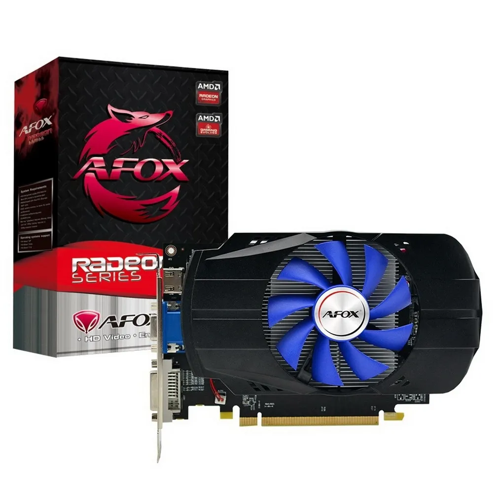 картинка Видеокарта 2Gb GDDR5 AFOX AMD Radeon R7 350 (AFR7350-2048D5H4-V3) от магазина КомпьютерЦентр