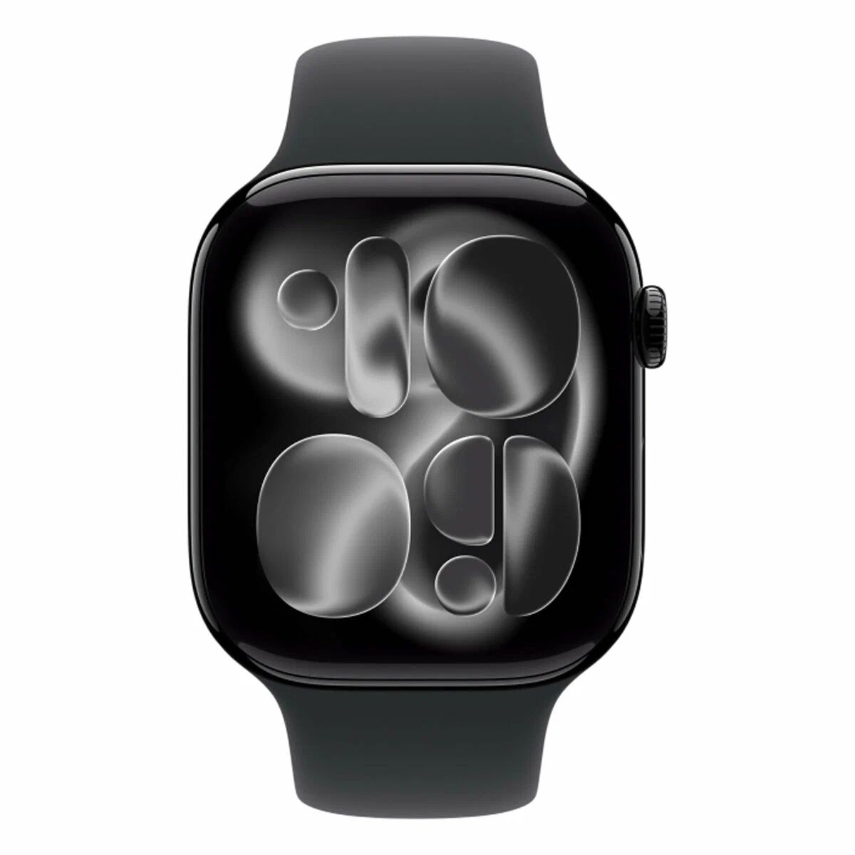 картинка Apple Watch Series 11 42mm Jet Black Aluminum Case with Black Sport Band от магазина КомпьютерЦентр