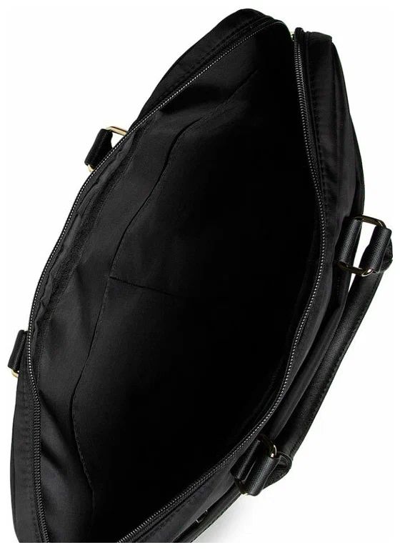 картинка Сумка Guess для ноутбуков 15'' Nylon computer bag with Triangle metal logo Black от магазина КомпьютерЦентр