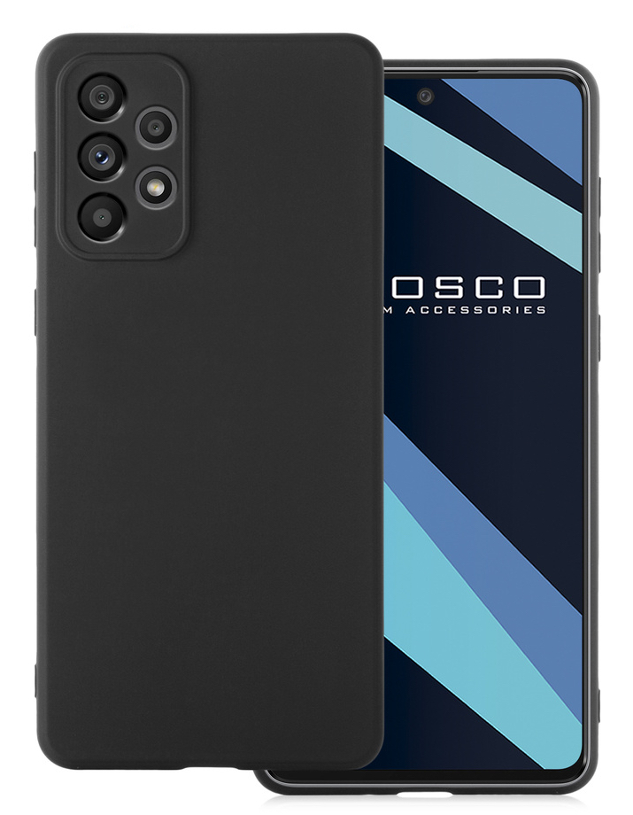 картинка Чехол-накладка ROSCO для Samsung Galaxy A73, черный от магазина КомпьютерЦентр