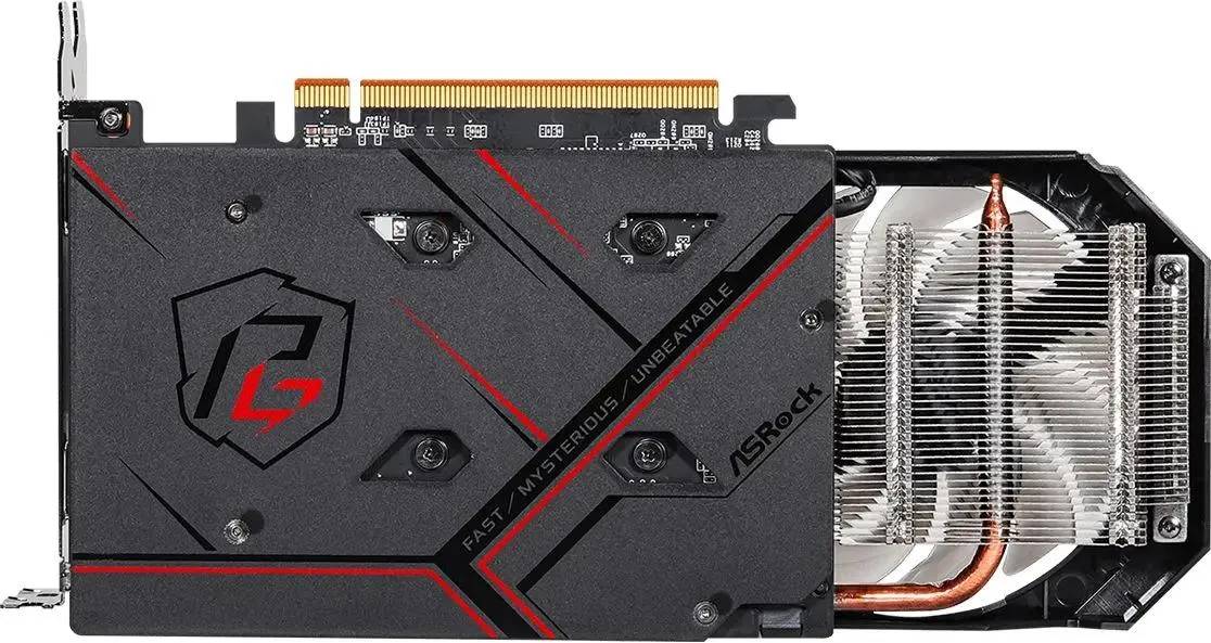 картинка Видеокарта 4Gb GDDR6 AMD Radeon RX6500XT Asrock Phantom Gaming D OC (RX6500XT PGD 4GO) от магазина КомпьютерЦентр
