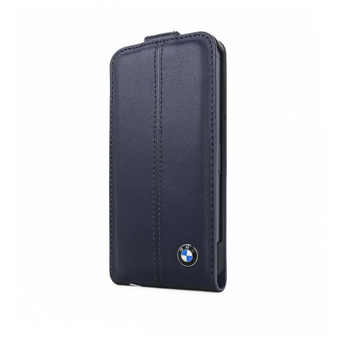 картинка Чехол CG Mobile BMW Leather Flap Case Navy for iPhone 5 (BMFLP5LN) от магазина КомпьютерЦентр
