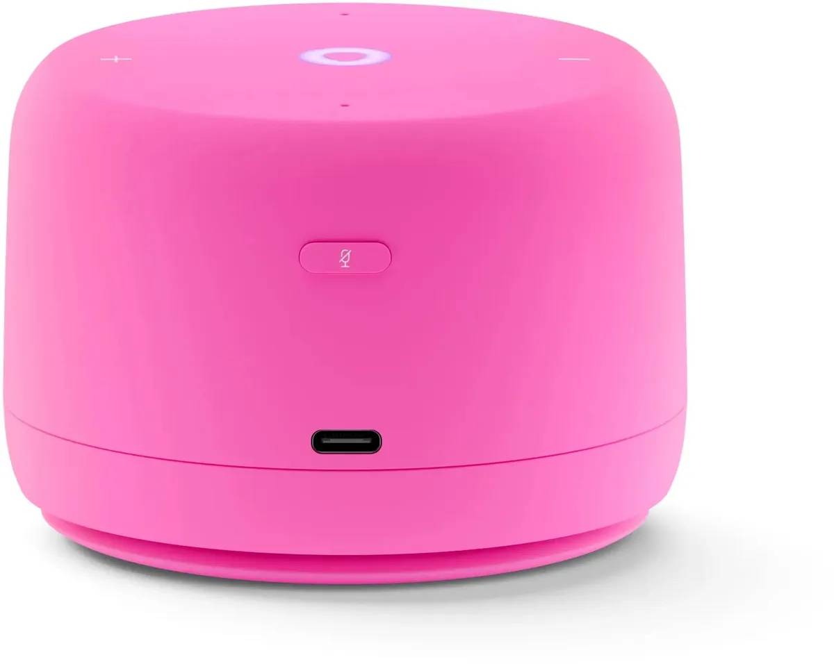 картинка Умная колонка Яндекс Станция Лайт 2 [Алиса, Bluetooth, Wi-Fi, Питание 220В, цвет розовый] (YNDX-00026ЗPNK) от магазина КомпьютерЦентр