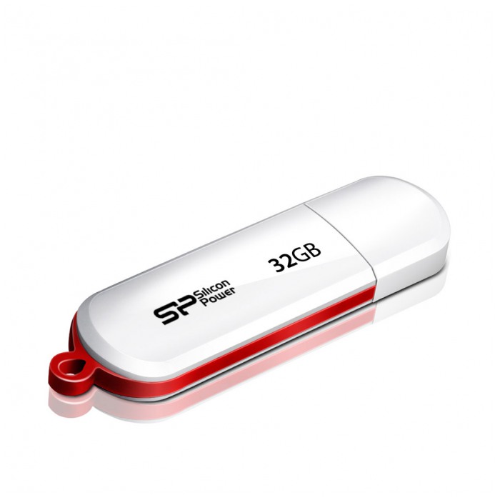 картинка Флешка USB SiliconPower 32Gb LuxMini 320 White (SP032GBUF2320V1W) от магазина КомпьютерЦентр