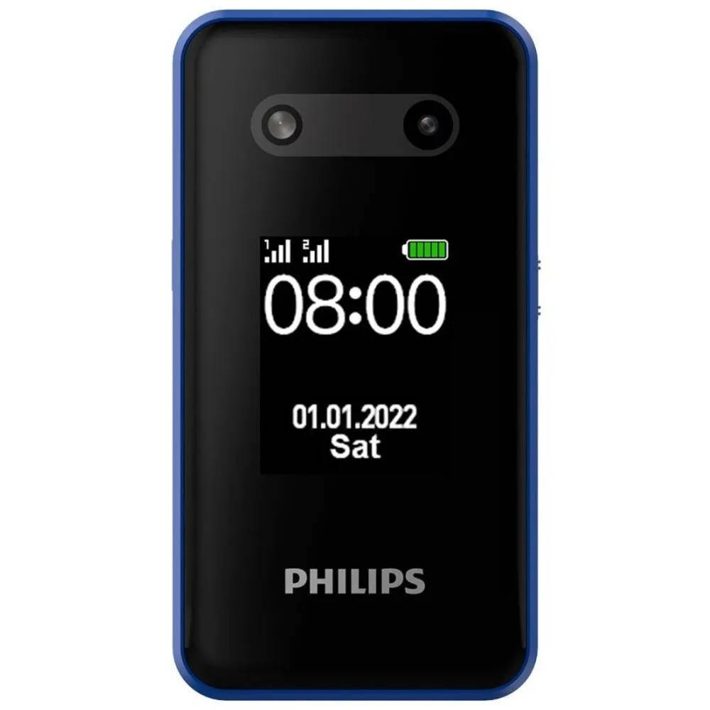 картинка Телефон мобильный Philips E2602 2.8'' Blue Раскладушка от магазина КомпьютерЦентр