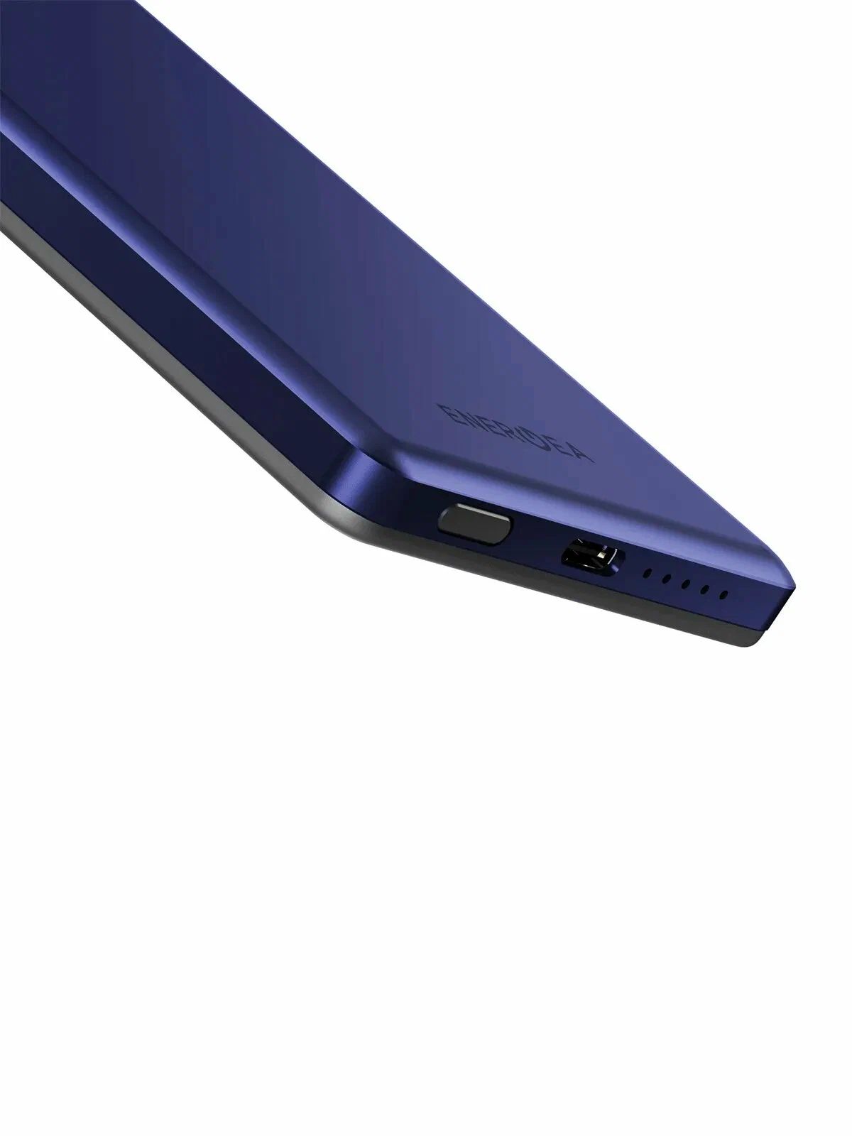 картинка Внешний аккумулятор EnergEA Alupac Mini 5K, 5000 mAh MAGSAFE - синий (Indigo Blue) от магазина КомпьютерЦентр