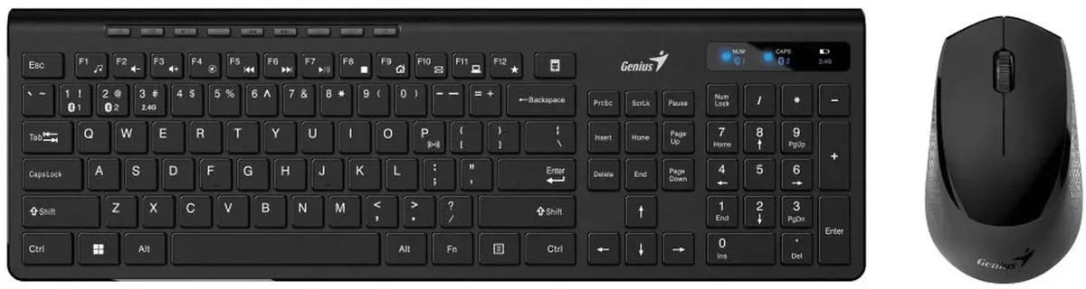 картинка Комплект беспроводной Genius Smart KM-8230 BLACK, USB (31340015408) от магазина КомпьютерЦентр