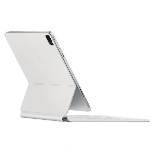 картинка Чехол-клавиатура Apple Magic Keyboard для iPad Pro 12.9 5th gen White (MJQL3) от магазина КомпьютерЦентр