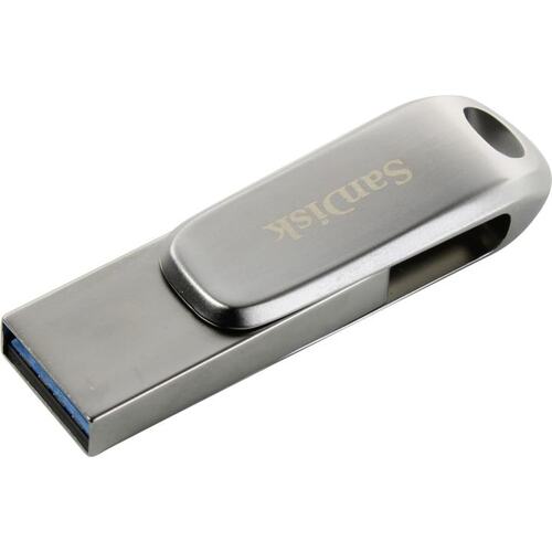 картинка USB3.1 накопитель 32Gb SanDisk Ultra Dual Drive Luxe Type-C Silver (SDDDC4-032G-G46) от магазина КомпьютерЦентр