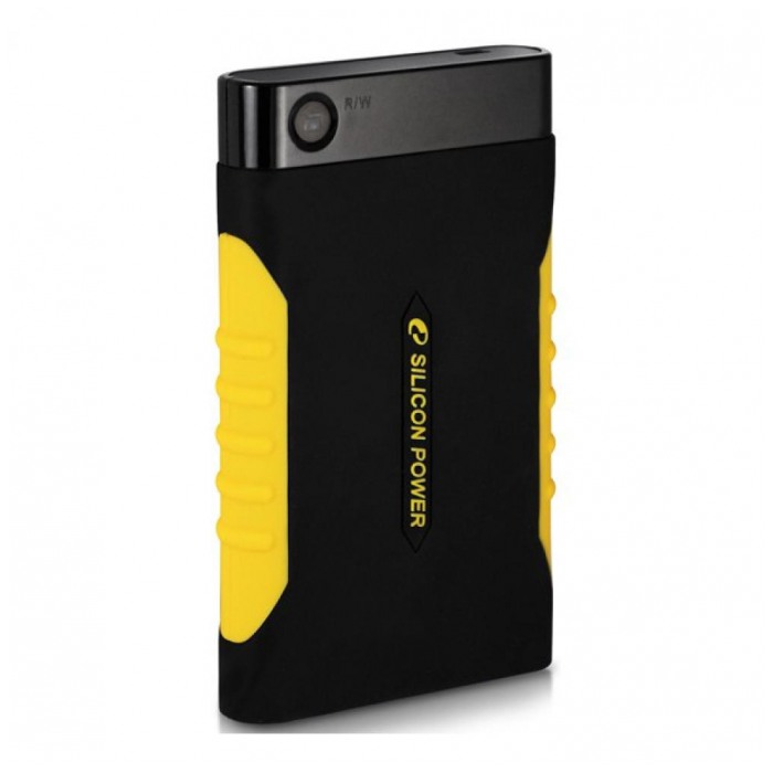 картинка Жесткий диск внешний SiliconPower 1Tb Armor A10 2.5″ Black/Yellow (SP010TBPHDA10S2K) от магазина КомпьютерЦентр