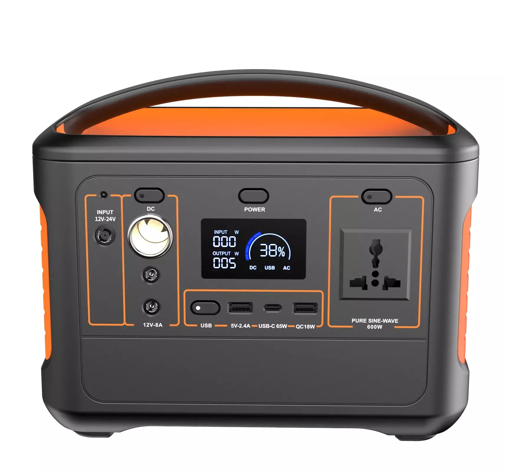 картинка Портативная зарядная станция GREENOE Portable Power Station 568 Wh 25000 mAh EU от магазина КомпьютерЦентр