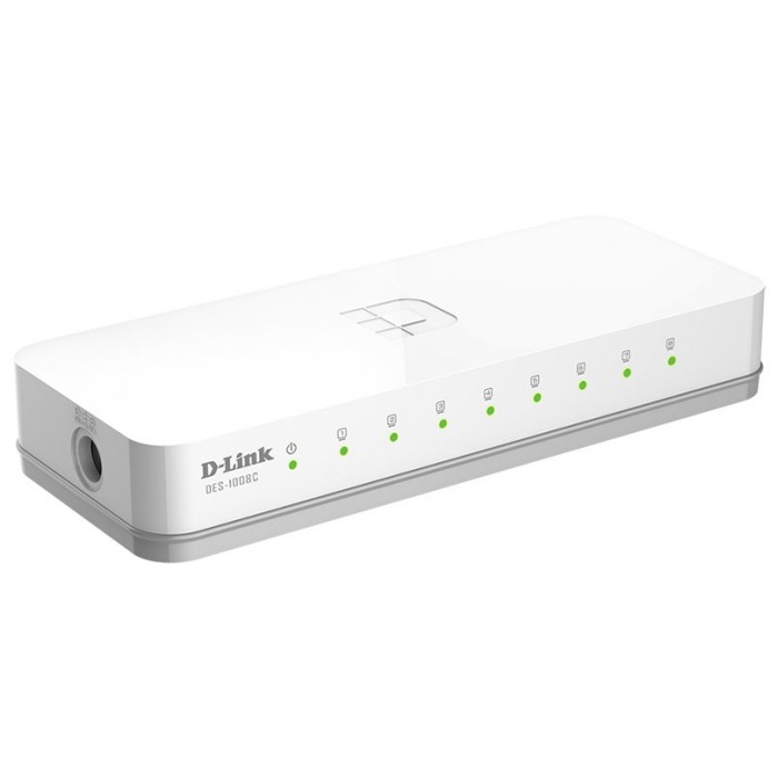 картинка Свитч D-Link 8-port DES-1008C/A1A (DES-1008C/A1A) от магазина КомпьютерЦентр