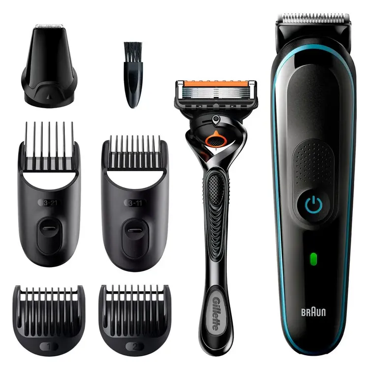 картинка Триммер Braun 7-in-1 + бритва Gillette (MGK5345+GIL) от магазина КомпьютерЦентр