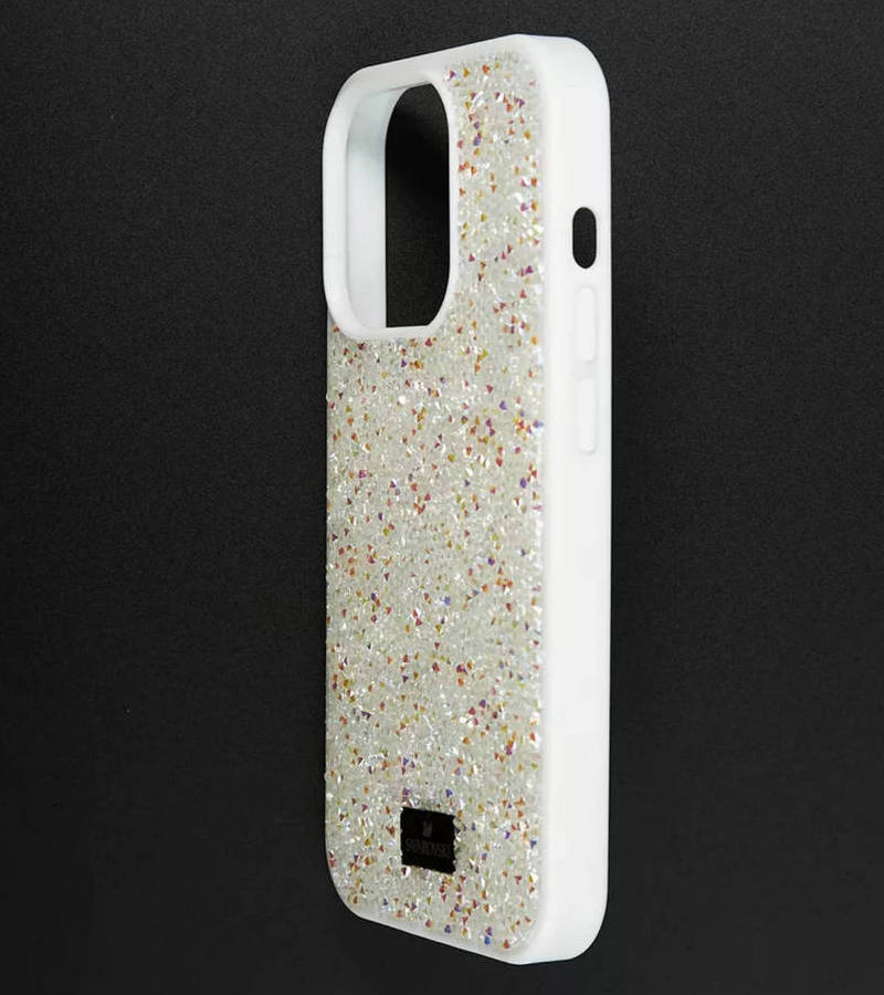 картинка Чехол Swarovski для iphone 15 Pro Белый от магазина КомпьютерЦентр
