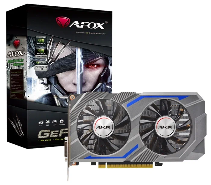 картинка Видеокарта 4Gb DDR6 GeForce GTX1650 AFOX Dual FAN Retail (AF1650-4096D6H1-V4) от магазина КомпьютерЦентр