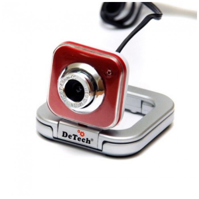 картинка Web-камера DeTech FM312 Red от магазина КомпьютерЦентр