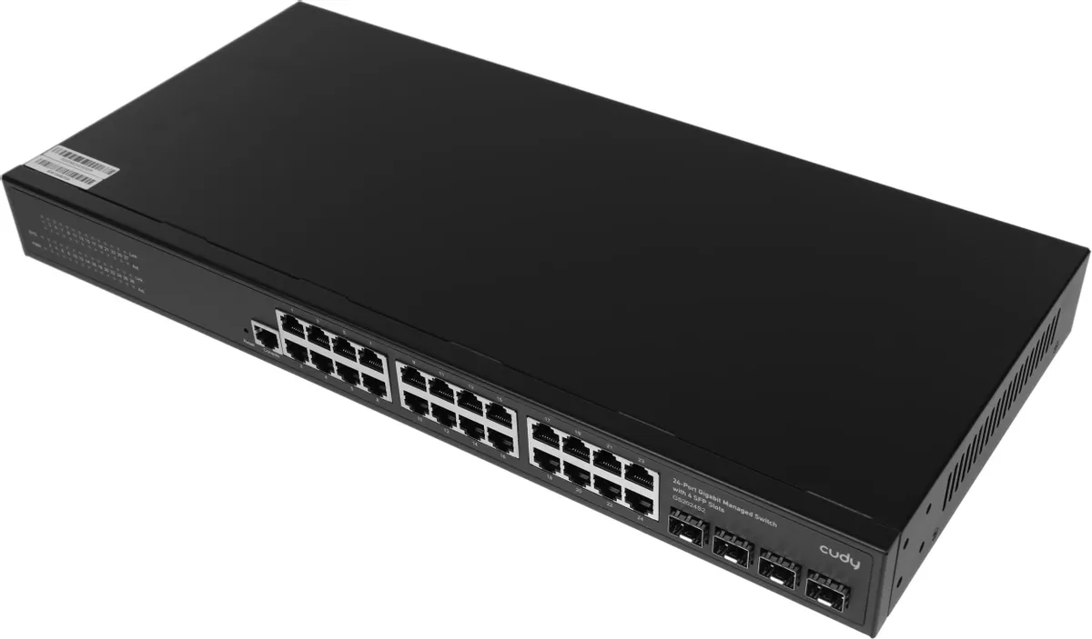 картинка Switch 24-port Cudy GS2024S2 (L2) 24x1Гбит/ с 4SFP управляемый от магазина КомпьютерЦентр
