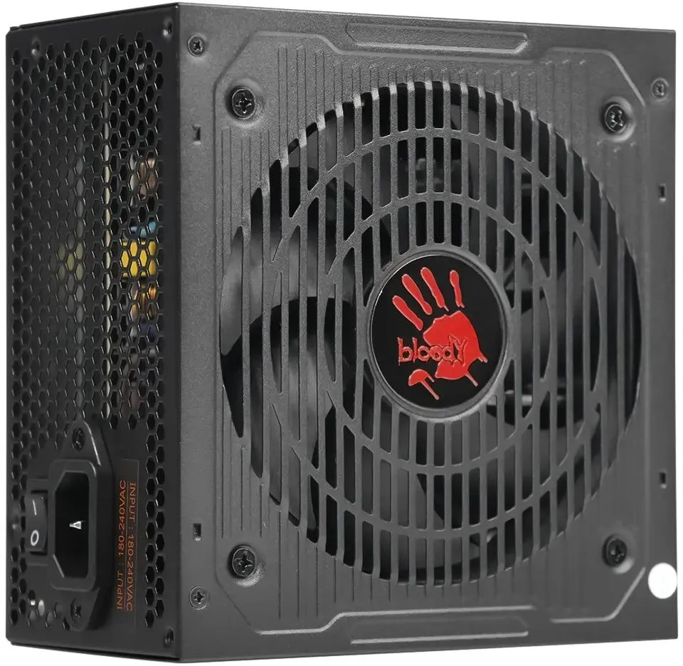 картинка Блок питания BLOODY BD-PS600W, 600Вт, черный, retail от магазина КомпьютерЦентр